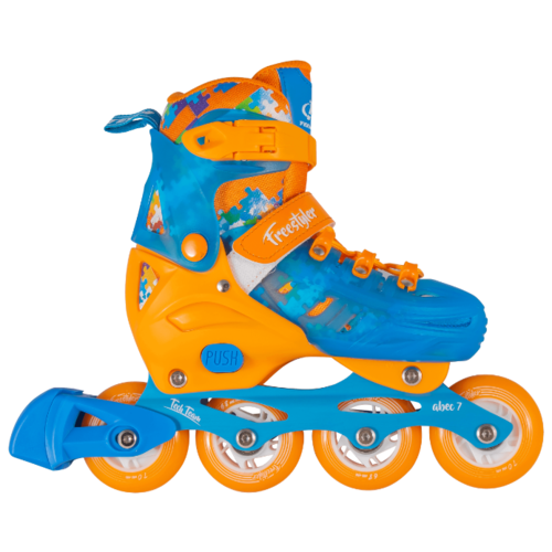 Роликовые коньки TECH TEAM Freestyler 36-39 сине-оранжевый