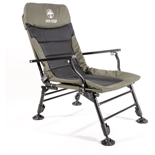 Кресло карповое с подлокотниками Кедр SKC-01