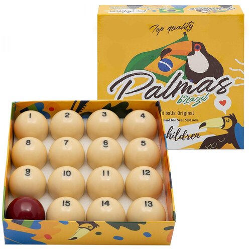 Palmas Детские бильярдные шары для русского бильярда Palmas 50