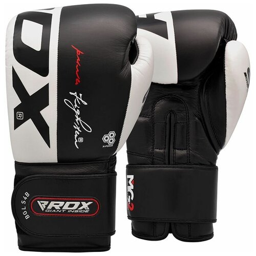 Боксерские перчатки RDX LEATHER S4 BLACK