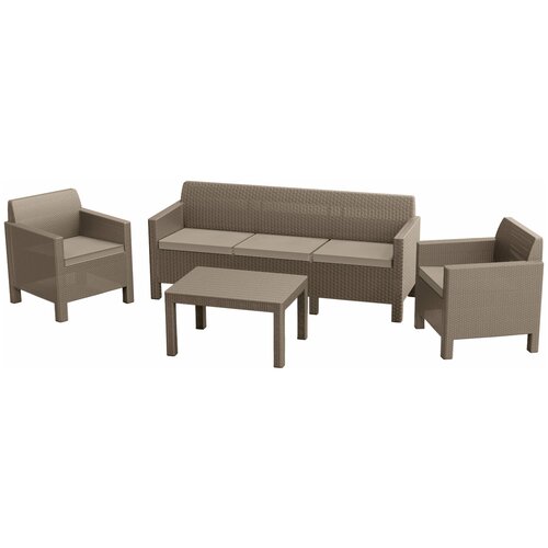Комплект мебели Orlando Set with 3 seat sofa (капучино)