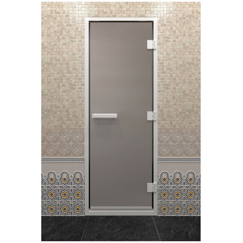 Дверь для бани Хамам сатин. 1900х700 мм