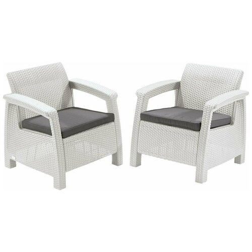 Комплект мебели Corfu Duo set (белый)