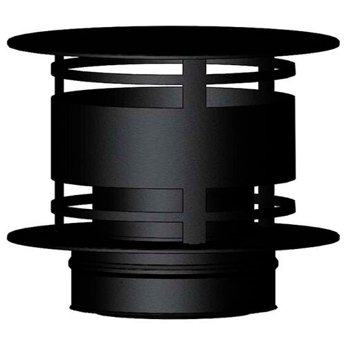 Дымоход Schiedel Permeter 25 Конус с зонтиком (⌀ 200/250 мм)(Черный цвет)