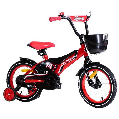 Детский велосипед Nameless Cross 14 2020 (красный/черный)