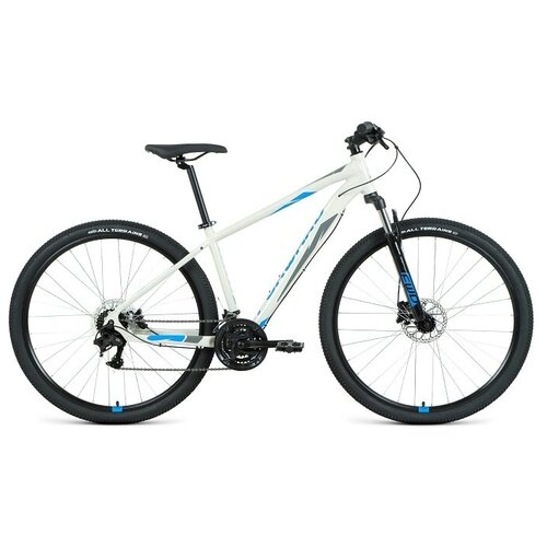 Велосипед FORWARD APACHE 3.2 29 disc серый/синий 17" рама