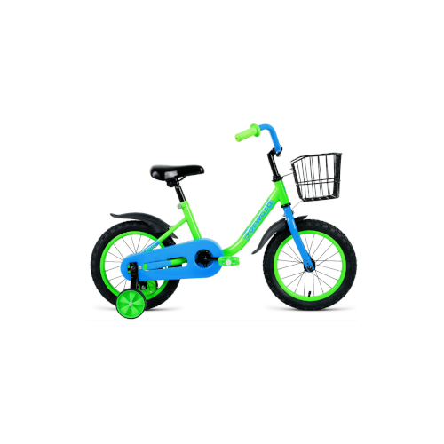 Велосипед FORWARD BARRIO 2022 зеленый IBK22FW14135 колеса 14