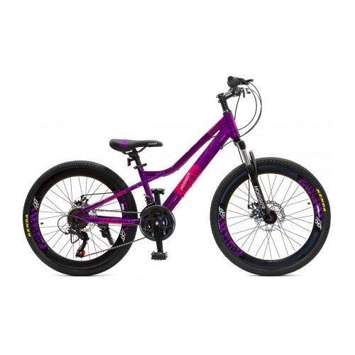 Велосипед 24" Hogger URBAN AL MD пурпурный