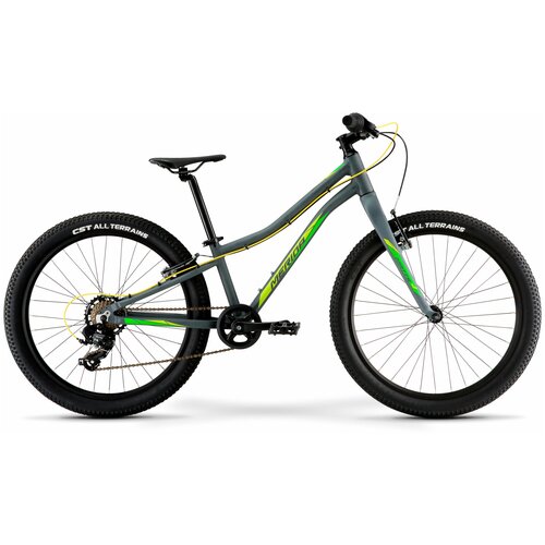Велосипед Merida Matts J.24+ Eco MattCoolGrey/GreenYellow 2022