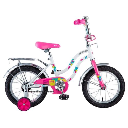Детский велосипед Novatrack Tetris 14 (2018) розовый (требует финальной сборки)