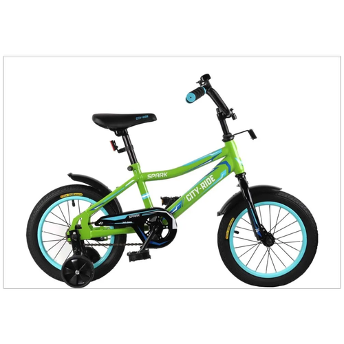 Велосипед City-Ride Spark 14"(зеленый)