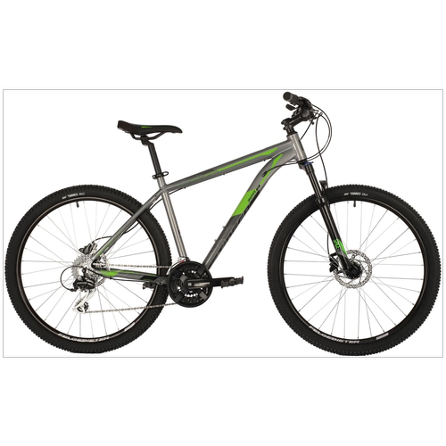 Горный (MTB) велосипед Stinger Graphite Evo 27.5 (2021) рама 16" Серый
