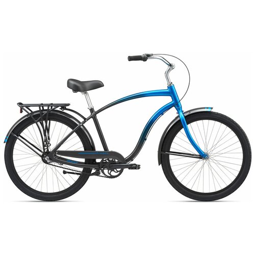 Комфортный велосипед Giant Simple Three (2020) 18" Сине-черный (165-182 см)