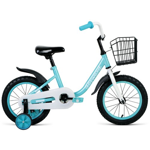 Детский велосипед FORWARD Barrio 14 (2021) синий (требует финальной сборки)