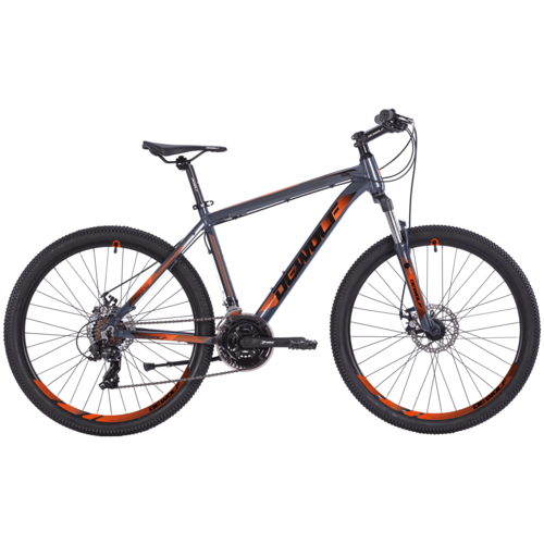 Велосипед DEWOLF Ridly 30 - 20" - 21г. (темно-серый-металлик-оранжевый-черный)