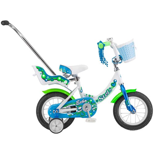 Детский велосипед STELS ECHO V020 12" Белый/морская волна
