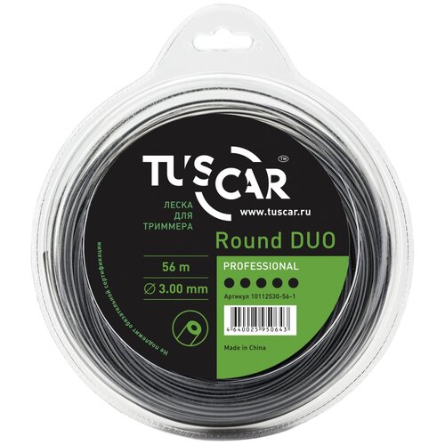 Леска для триммера TUSCAR Round DUO Professional