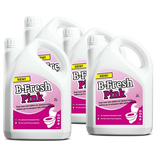 Комплект жидкости для биотуалета Thetford "B-FRESH PINK" (2л) - 4 бутылки