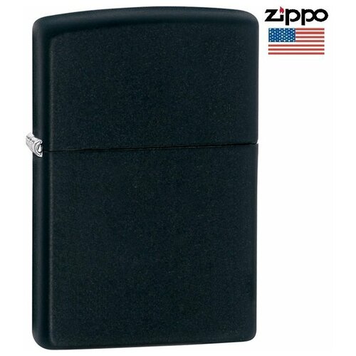 Zippo Зажигалка классика Zippo 218 Черная матовая