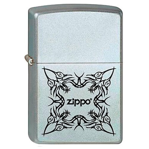 Зажигалка Zippo №205 Tattoo Design с покрытием Satin Chrome