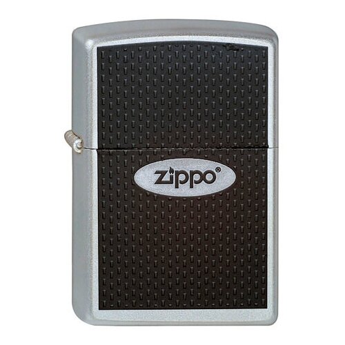 Зажигалка Zippo №205 Zippo Oval с покрытием Satin Chrome™