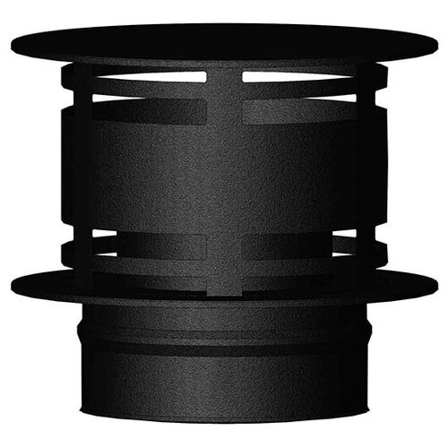 Дымоход Schiedel Permeter 25 Конус с зонтиком (⌀ 130/180 мм)(Черный цвет)