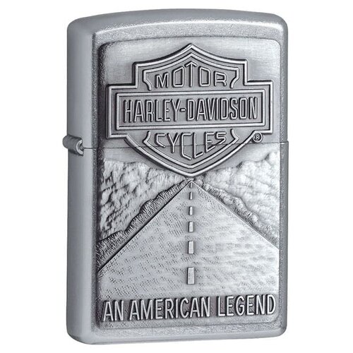 Зажигалка Zippo Harley-Davidson American Legend Emblem с покрытием Street Chrome