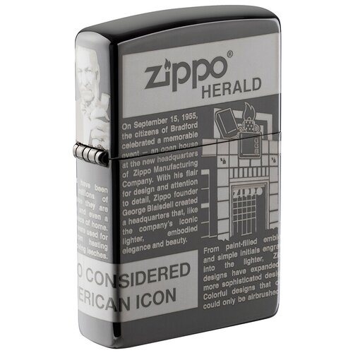 Зажигалка Zippo Classic с покрытием Black Ice