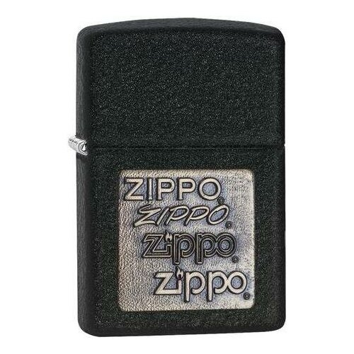 Зажигалка Zippo Classic Black Crackle Чёрная-Матовая