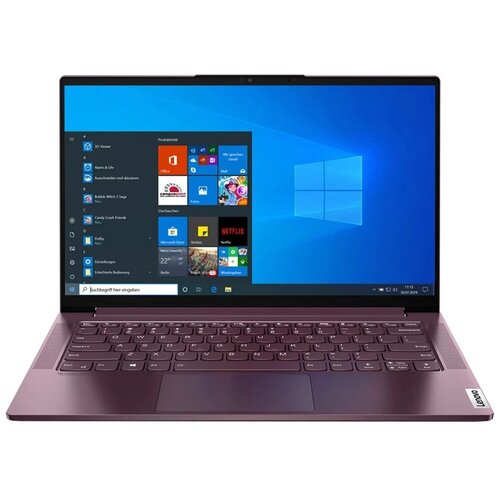 Ноутбук Lenovo Yoga Slim7 14ITL05 Red 82A3009CRU (Intel Core i5-1135G7 2.4 GHz/8192Gb/512Gb SSD/Intel Iris Xe Graphics/Wi-Fi/Bluetooth/Cam/15.6/1920x1080/Windows 10)