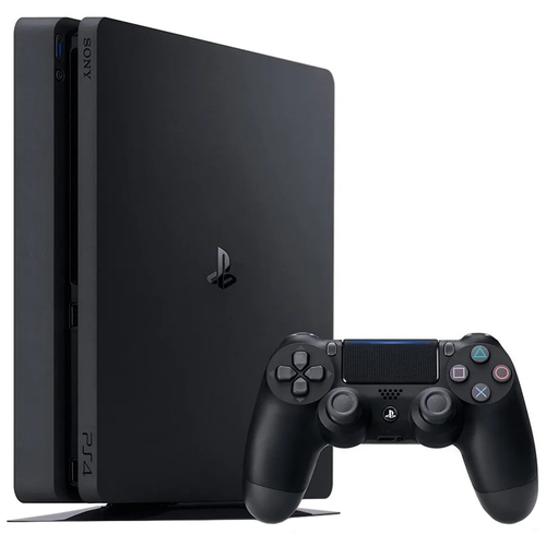 Игровая приставка Sony PlayStation 4 SLIM 500GB + Игры: GT Sport; Uncharted 4; Horizon Zero Dawn