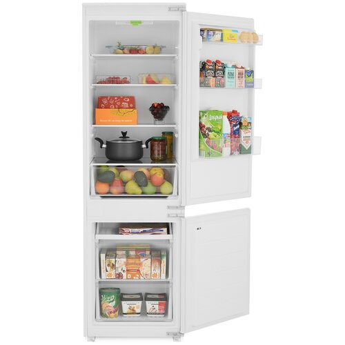 Встраиваемый двухкамерный холодильник ZUGEL ZRI1780LF