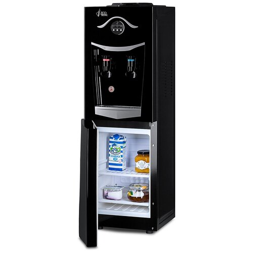 Кулер для воды с холодильником Ecotronic K21-LF black+silver