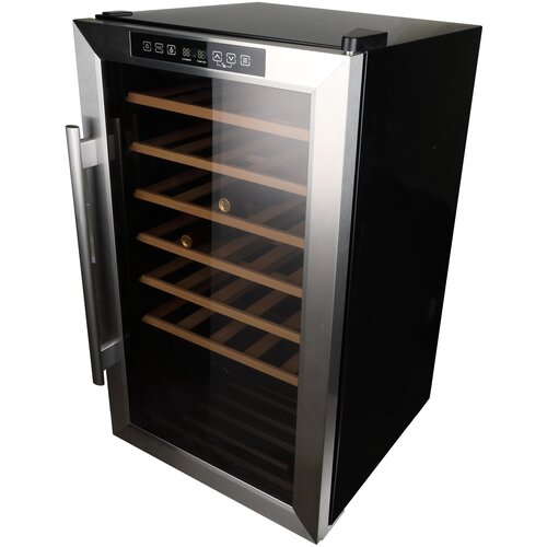 Винный холодильник VIATTO VA-WC33CDL на 33 бутылки / шкаф для вина / холодильник для вина