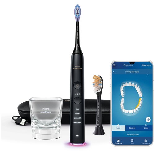 Электрическая зубная щетка с мобильным приложением Philips Sonicare DiamondClean 9000 HX9917/89