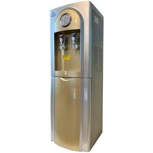 Кулер для воды c холодильником SMixx 95L-B/E серый с серебром