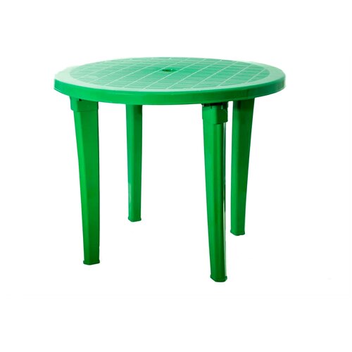 Стол пластиковый элластик-пласт Круглый СП1-МТ Зеленый