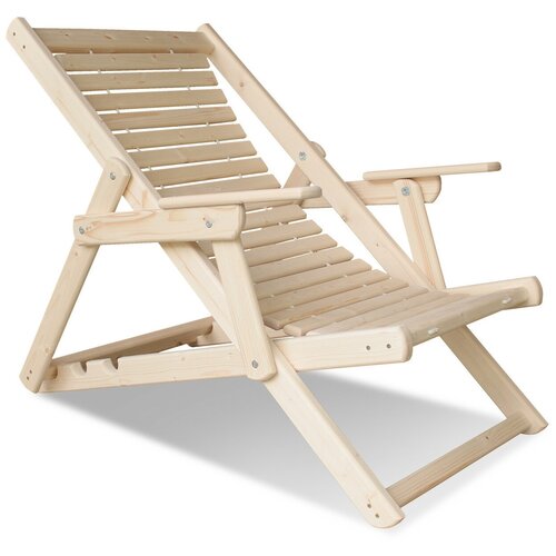 Шезлонг складной (кресло) деревянный