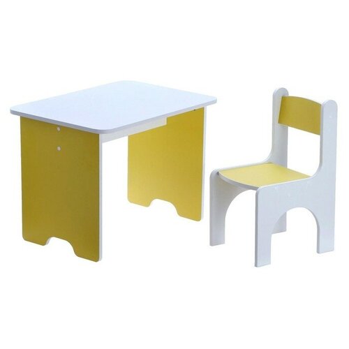 Комплект мебели "Бело-лимонный"