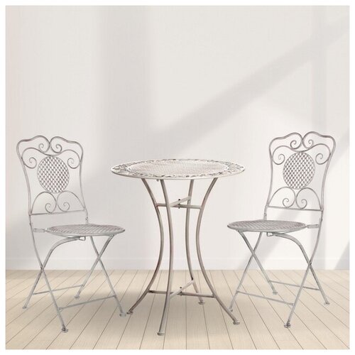 Edelman Комплект садовой мебели Ферарра: 1 стол + 2 стула