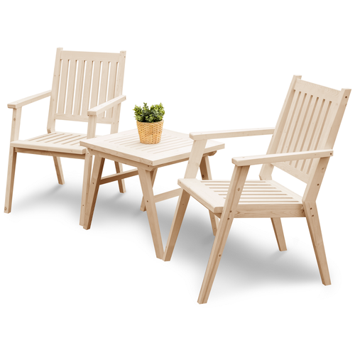 Комплект садовой мебели с креслами на 2 человека (Столик