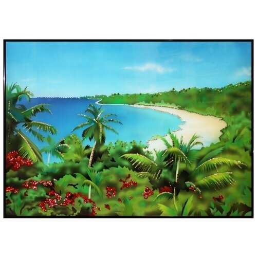Картина Сваровски "Тропический рай"