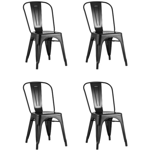Комплект стульев для кухни 4 шт TOLIX салатовый глянцевый