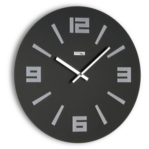 Интерьерные настенные часы. Модель Mimesis. Цвет черный