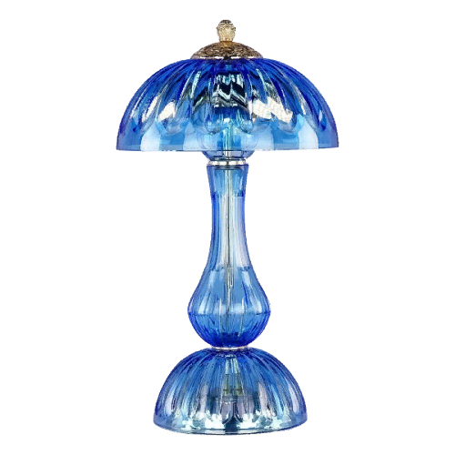 1371L/3/25 G Aquamarine/M-1H Хрустальная настольная лампа Bohemia Ivele Crystal