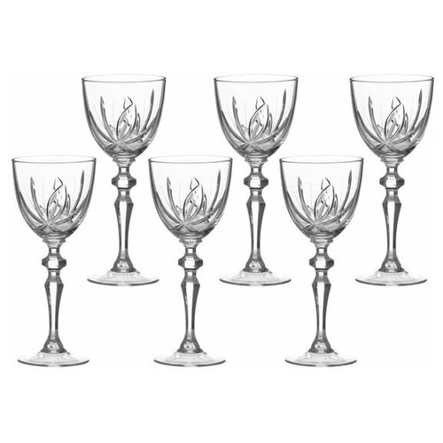 Набор бокалов для вина «Цветок»
