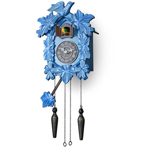 Часы с кукушкой TIMEGEAR 6022-BL с автоматическим ночным режимом и кварцевым механизмом