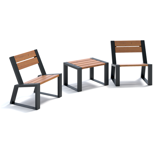 Комплект уличной мебели «Street Cafe Stone» 740 (два кресла и столик)