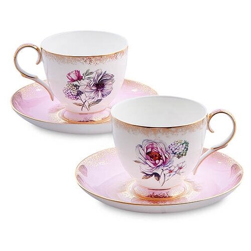 Чайный набор на 2 перс. Цветок Неаполя (Fiore Napoli Pavone) JK-121 113-451499
