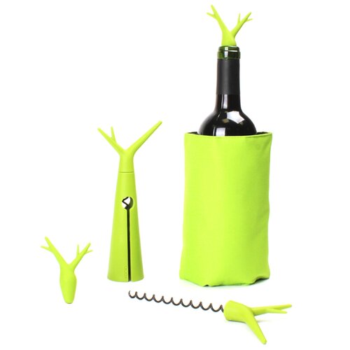 Набор для вина Forest зеленый KPA-6346VL01